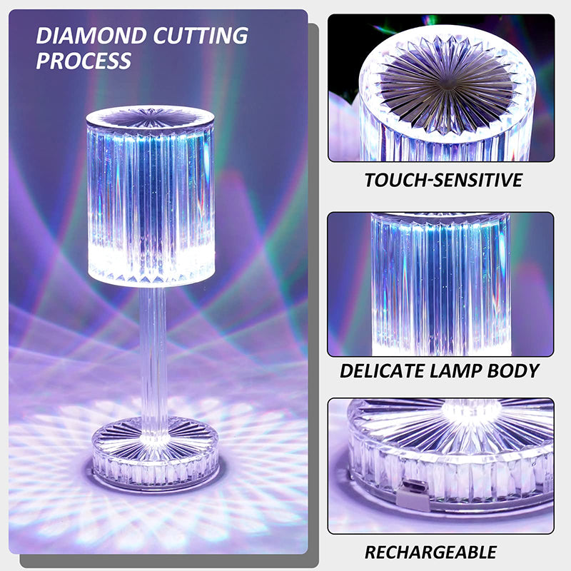 Gatsby Crystal Bedside Table Lamp