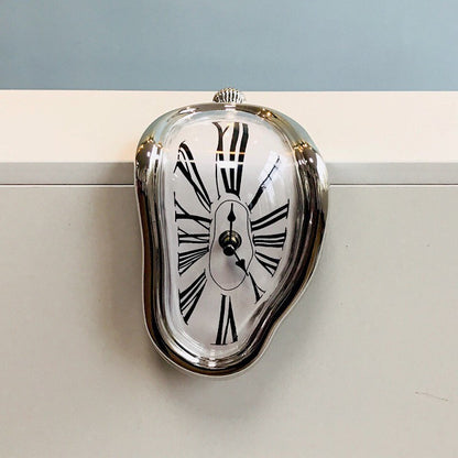 Melting Clock Desk Sculpture